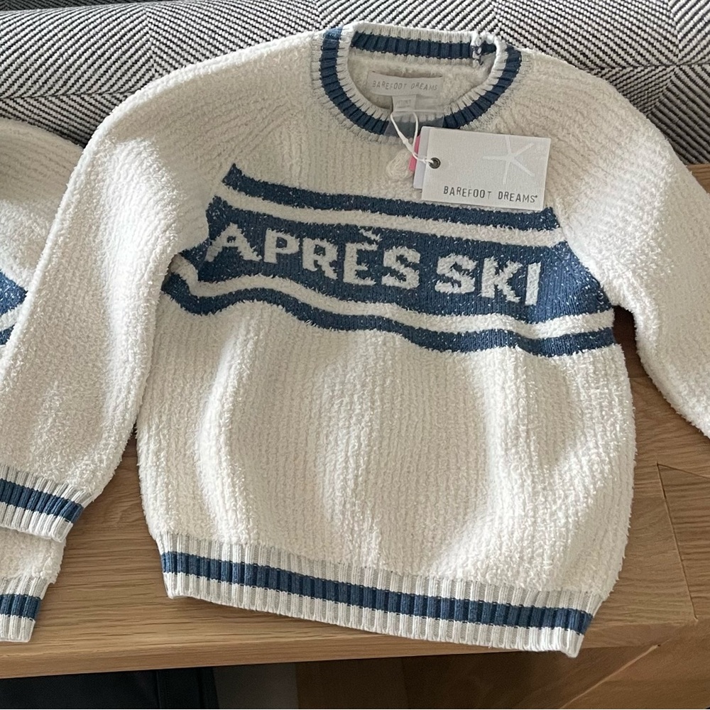Barefoot Dreams Apres Ski Sweater Size 4T-5T NWT $78